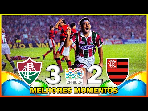 FLUMINENSE 3 x 2 FLAMENGO ● CAMPEONATO CARIOCA 1995 ● FINAL ● O GOL DE BARRIGA DE RENATO GAÚCHO