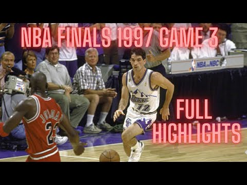 NBA Finals 1997 Game 3 Full Highligts Chicago Bulls vs Utah Jazz