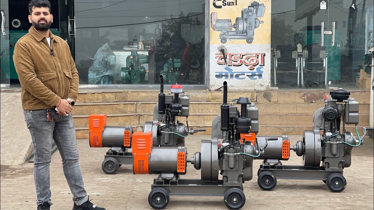 Watch video 10 kva 7.5 kva Generator 10 hp 12 hp 14 hp Aircooled Diesel Engine Electric Generator Chadha Sunil Now 10 kva 7.5 kva Generator 10 hp 12 hp 14 hp Aircooled Diesel Engine Electric Generator Chadha Sunil
