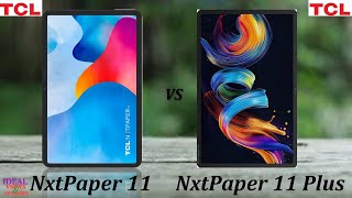 TCL NxtPaper 11 vs TCL NxtPaper 11 Plus