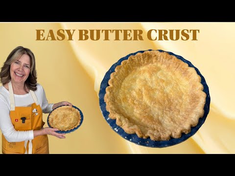 EASIEST Butter Pie Crust (Beginner Friendly)