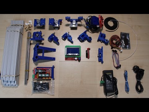 SmartrapCore Alu CoreXY DIY 3D Printer Build - Part 1 - Parts