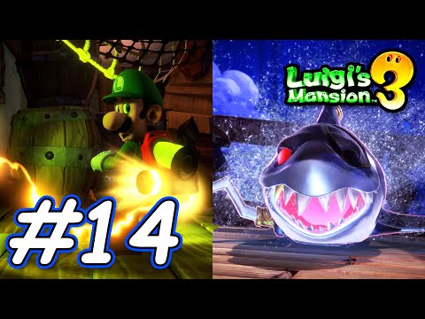 Luigi's Mansion 3 | Floor 12 - Spectral Catch - Captain Fishook (Shark Ghost) | Walkthrough Part #14