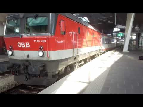 EC 159 Abfahrt in Wien Hauptbahnhof