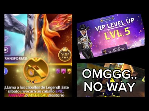VIP Rank 5//Opening Legendary Whistles//Horse riding tales