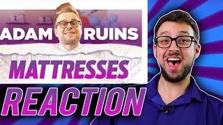 Real Mattress Reviewer Reacts to Adam Ruins Mattresses