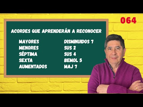 064 LEARN TO RECOGNIZE 10 DIFFERENT TYPES OF CHORDS WITH YOUR EAR. HARMONIC EAR TRAINING.