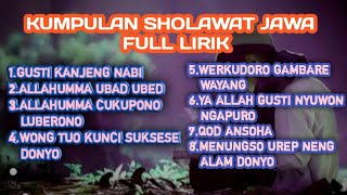 Download lagu KUMPULAN SHOLAWAT JAWA TERBARU FULL LIRIK mp3