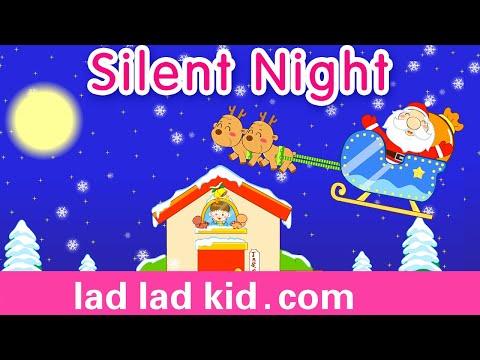 Silent Night | 經典聖誕歌 平安夜 | Kids Christmas Songs | Christmas Carols With Lyrics