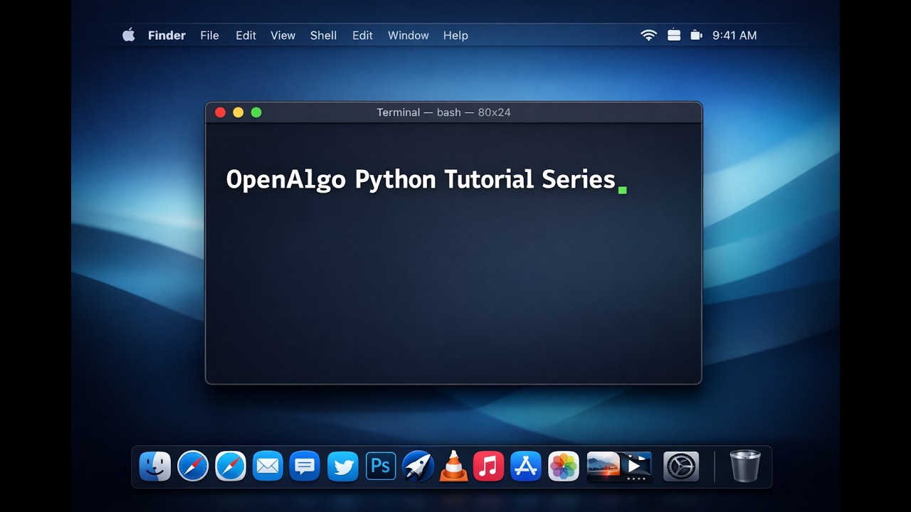 OpenAlgo - Python Tutorial Series - Part 1