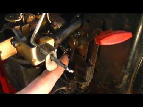 Linkage Configuration on 4-5HP Tecumseh Snowblower Engine With Throttle Lever