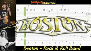 Rock &amp; Roll Band - Boston - Guitar + Bass TABS Lesson