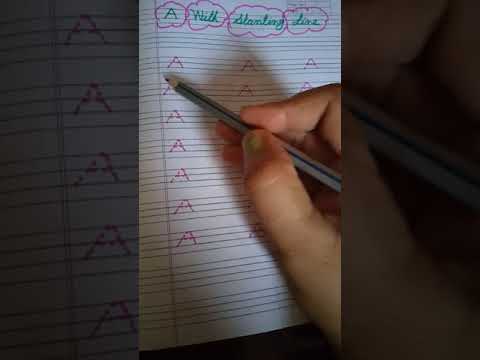 A... with slanting line✍️