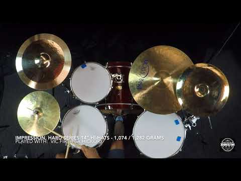 Impression Cymbals HARD Series 14" Hi Hats - 1,074g / 1,282g