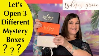 Lets Open 3 Mystery Boxes by: Sydney Grace