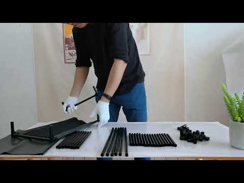 4 Tiers Shoe Rack Installation Steps