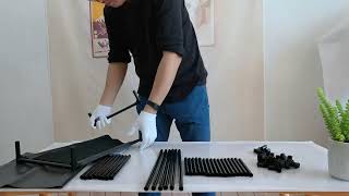 4 Tiers Shoe Rack Installation Steps 