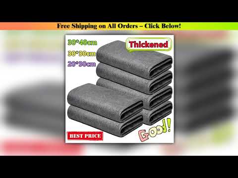 New Thickened Magic Cleaning Cloth Microfiber Glass Clean Towel Reusable Washable Lint-free