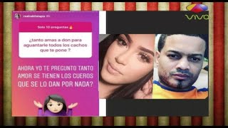 La respuesta De Nabila Tapia a pregunta sobre cuernos que le pega Don Miguelo