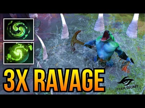 3X RAVAGE - Newbee vs Secret Tide Hunter Refresher...