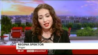 Regina Spektor Small Town Moon Interview BBC Breakfast 2012