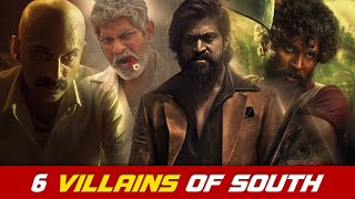 Top 6 Villains in South Indian Movies - Rana Daggubati I Yash I Allu Arjun I Jagapathi Babu