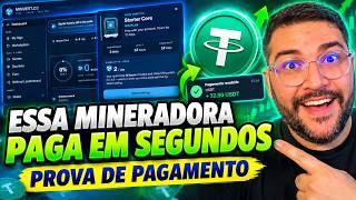 PRIMEIRO SAQUE NESSA MINERADORA GRATUITA | MINVEST