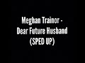 Meghan Trainor - Dear Future Husband (SPED UP)