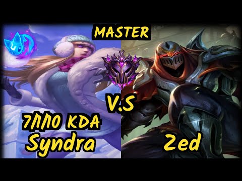 ORD ChuChuZ (SYNDRA) vs ZED - 7/1/10 KDA MID GAMEPLAY - OC Ranked MASTER v9.7
