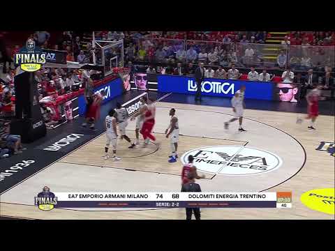 HIGHLIGHTS G5 LBA Finals PosteMobile/ EA7 Emporio Armani Milano - Dolomiti Energia Trentino 91-90