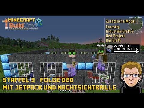 Let´s Play Buildcraft [HD+] S03E020 - Jetzt mit Jetpack und Nachtsichtgerät