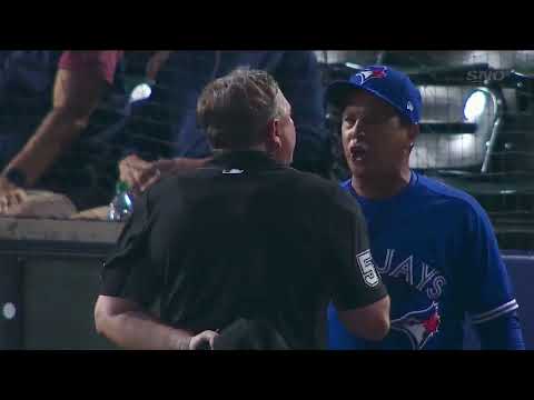 Blue Jays Manager Ejected After Heated Argument With Umpire