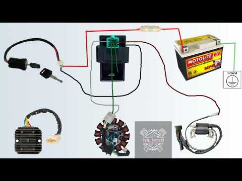 50 Seconds Motorcycle wiring diagram