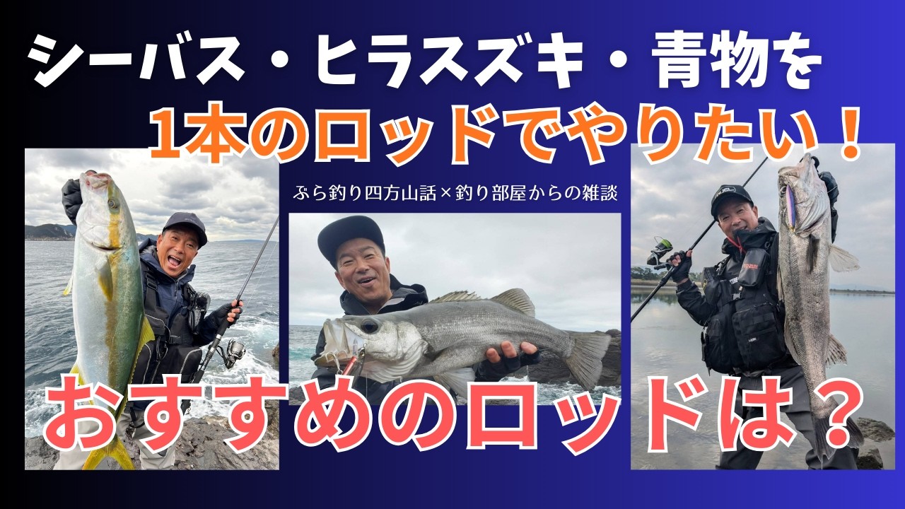 シーバス・ヒラスズキ・青物を１本のロッドでやりたい！おすすめロッドは？・・・釣り部屋からの雑談・四方山話３３３