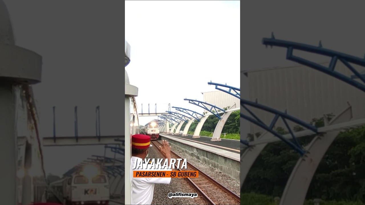 KERETA PENUMPANG TERPANJANG DI JALUR SELATAN | KA Jayakarta Premium Pasarsenen - Surabaya Gubeng