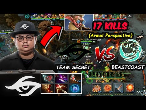 Armel Snapfire MIDLANE | Team Secret vs Beastcoast Riyadh Masters 2023 Play In Game 2