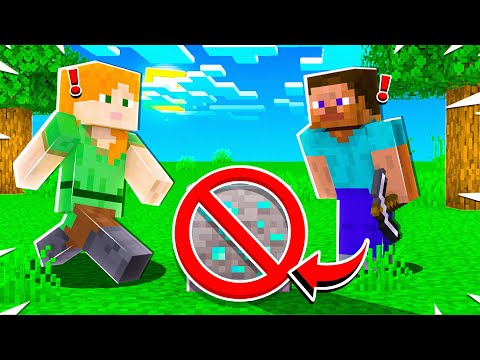 Beating Minecraft, but Mining is ILLEGAL!