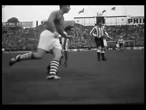 ECC 1958-59. 1 Round. KB København - FC Schalke 04. Highlights.