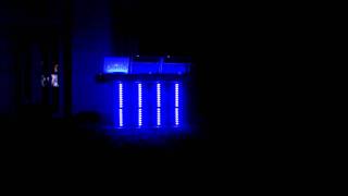 John Dow DJ Booth Glowing in the dark.