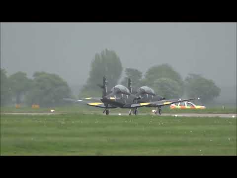 RAF Cranwell, 6th May 2023 6x Texan T-2s depart back to RAF Valley.