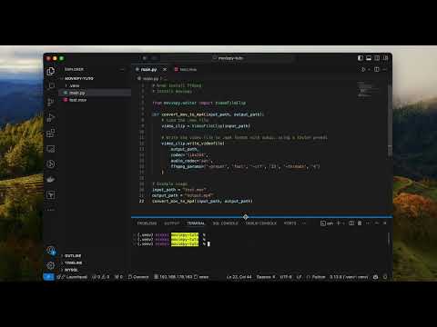 Convert your MOV files to MP4 with Python