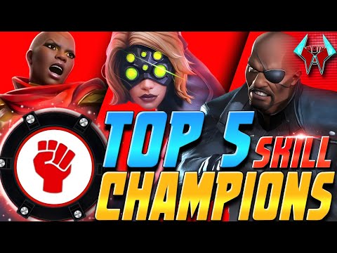 🔥 TOP 5 SKILL CHAMPIONS in Marvel Contest of Champions (2025) | BEST Skill Champs Ranked