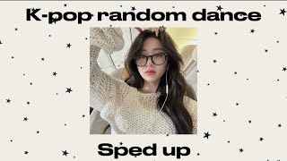 Cover art for kpop random songs-sped up