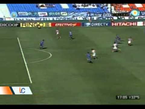 Gol de Franzoia. Unión 1- Godoy Cruz 0. Torneo Final.(Infobae.com)