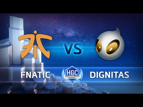 HGC 2018 - Mid-Season Brawl - Playoffs Day 2 - Fnatic vs. Team Dignitas Game 5