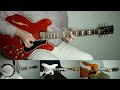 The Hollies - Mad Professor Blyth - Guitar Cover - Bass Cover - Banjo Cover (4K) Gibson ES-345