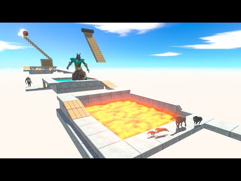 Who can Survive Running in Zigzag Path? - Animal Revolt Battle Simulator