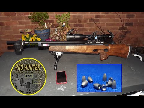 (Part One) .177 13 grain Pro-Hunter swaged slugs through a 12 ft/lbs rifle. How well do they perform