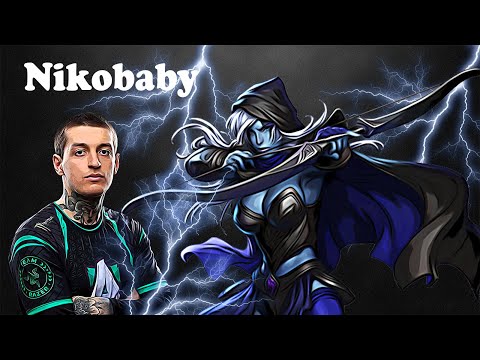 Nikobaby - Drow Ranger Safelane with fng | Dota 2 7.27d Gameplay