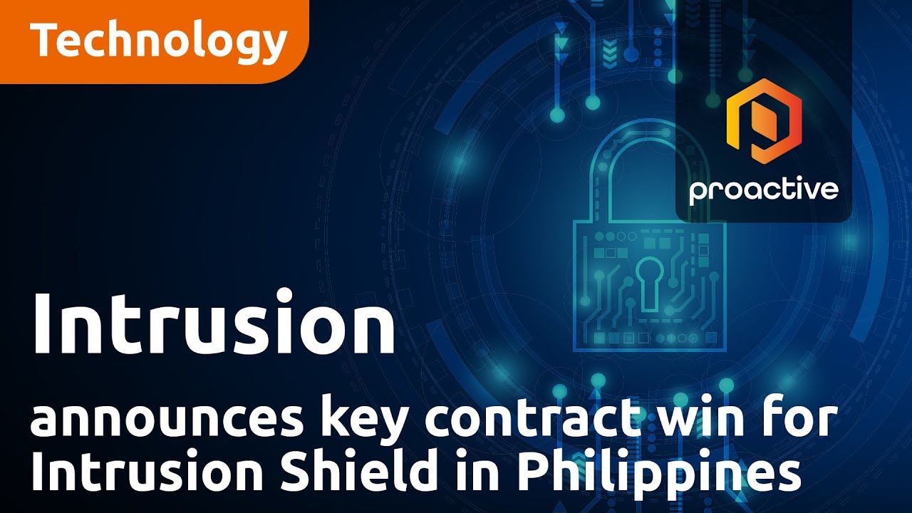 Intrusion announces key contract win for Intrusion Shield in Philippines